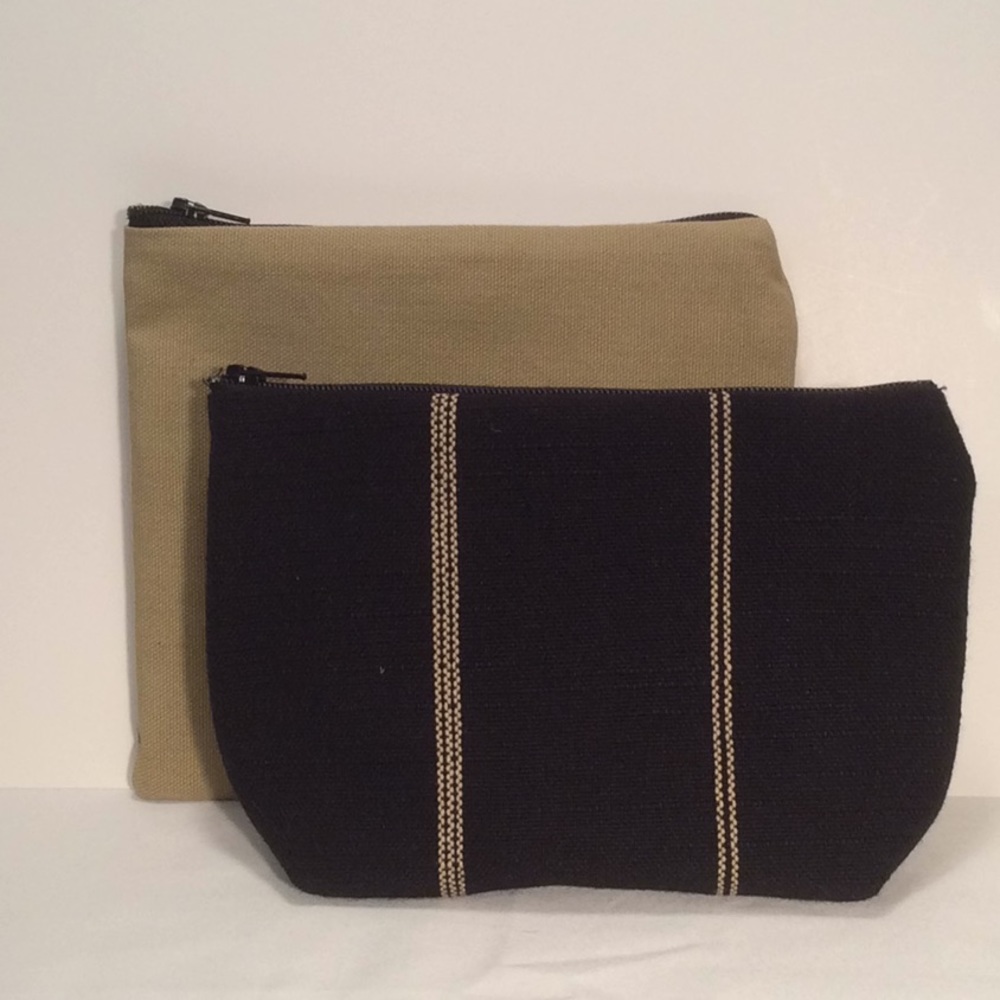 Handmade Cosmetic Accessory Bags-Set of 2